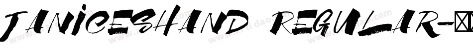 JanicesHand Regular字体转换